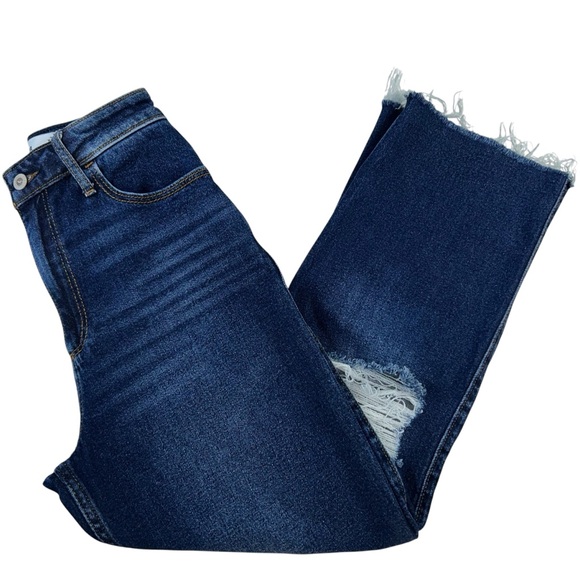 Hollister Distressed Curvy Dad Jean Size 24 Women’s - Picture 5 of 11